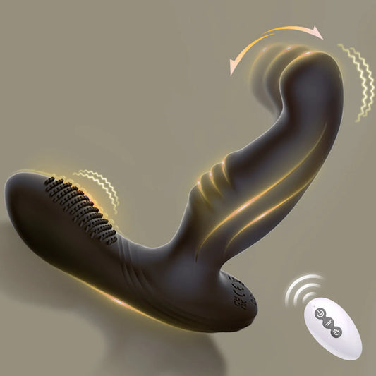 10 Wiggling Anal Plug Butt Plug Prostate Massager Male Sex Toys for Men Sex Toy Anal Vibrator Adult Toys Anal Dildo for Couples