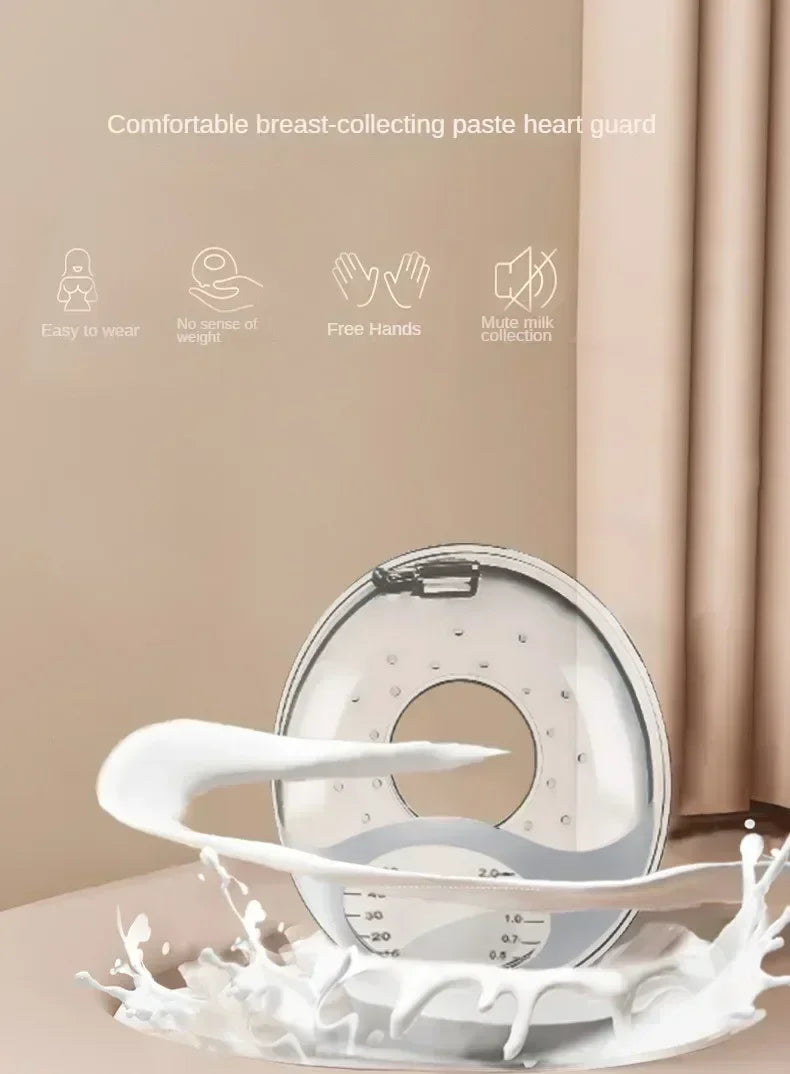 Silicone Mother's Milk Collector With Scale Wearable Anti Spill Breast Pads Nipple Pain Protector Maternity Breastfeeding