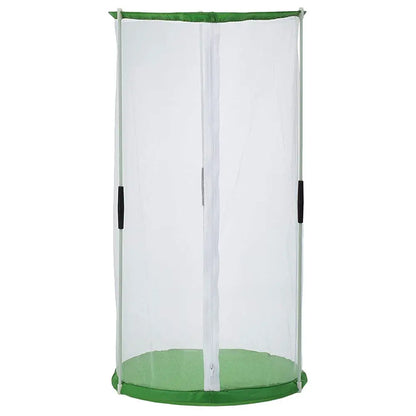 Butterflies Habitat Cage Premium Transparent Mesh Lightweight Breeding Cage Zipper Design Outdoor Observation House Portable