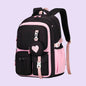 Love Pattern School Bag Backpack Pencil Case lunch bag Three Piece Set Nylon Fabric Waterproof Boy Girl Teenagers Trend Backpack