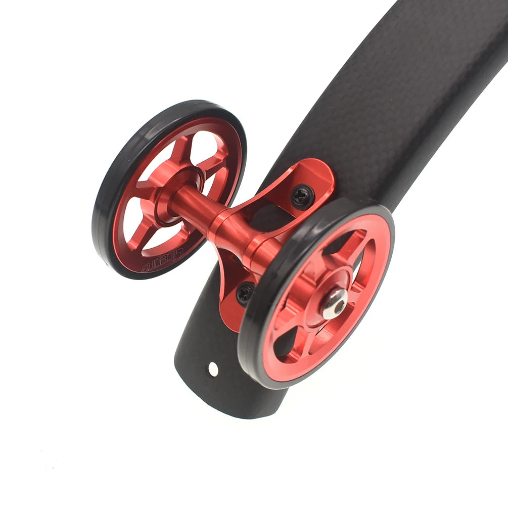 TWTOPSE dviračio lengvoji padanga sparnų ratukas, skirtas Brompton sulankstomam dviračiui, purvasaugio ratas, dvigubas AL7075 CNC A C linija 77g 60mm