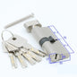 Door Cylinder 55 60 65 70 75 80 85 90mm Security Copper Lock Cylinder Interior Bedroom Living Handle Brass Key Locking 5 Keys