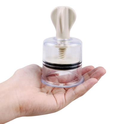 4 Sizes Rotating Handle Twist Suction Cupping Cup Nipple Enhancer Massage Vacuum Cans Suction Cup Anti Cellulite Massager