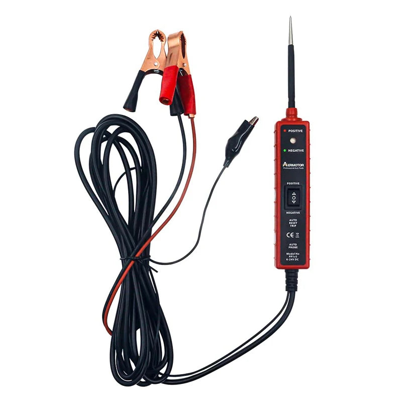 Automotive Electric Circuit Tester Car Electrical System Tester Automobile Circuit Tester With Power Switch Vehicle Diagnostic