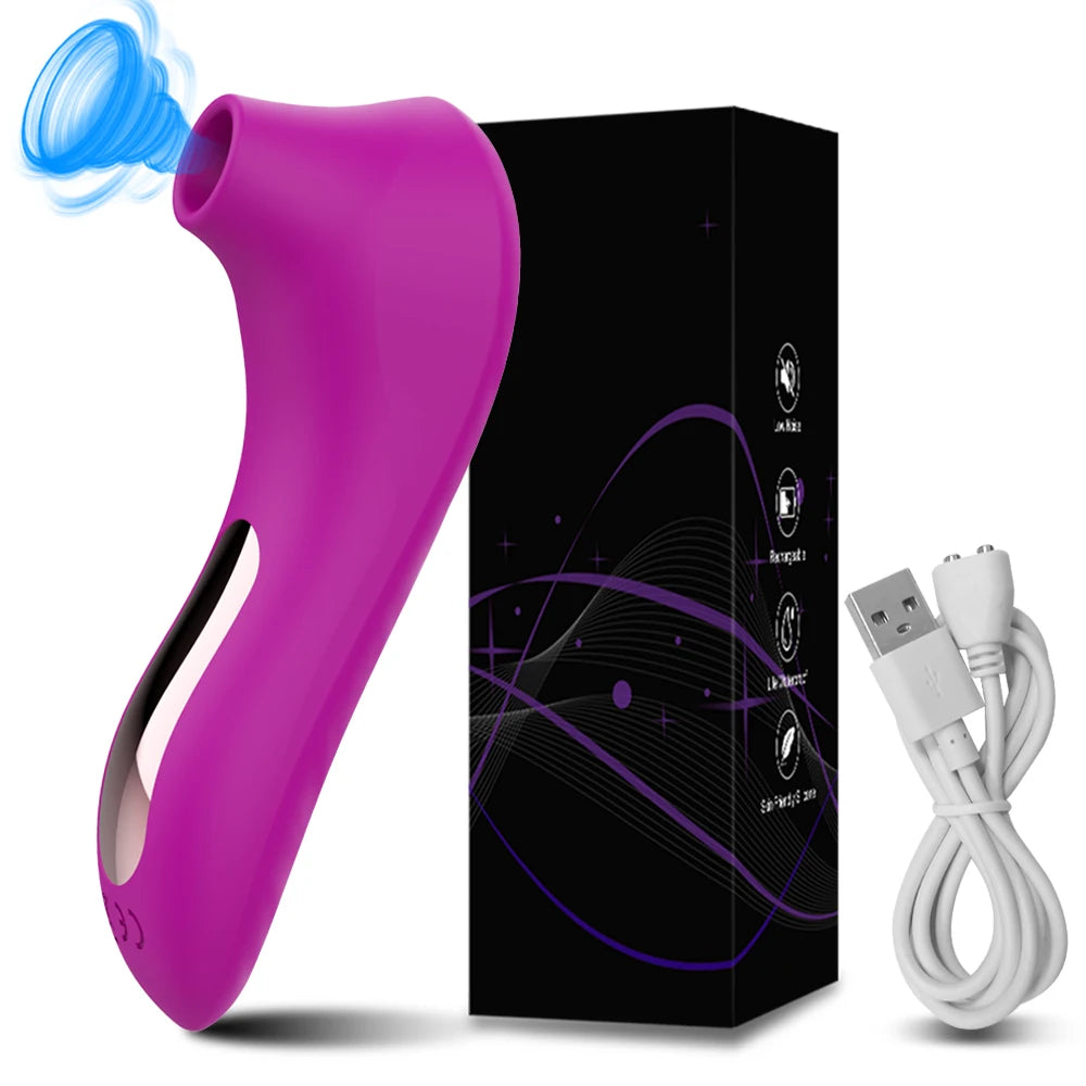 Sucker Clitoris Sucking Vibrator Female Clit Nipple Oral Vacuum Stimulator Massager Sex Toys Adults Goods for Women