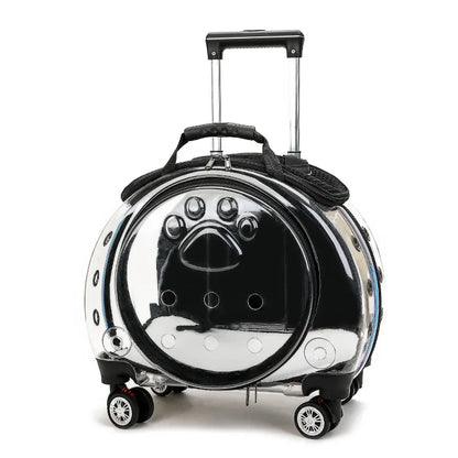Pet Luggage, Transparent Space Capsule, Multi-purpose Backpack, Cat Bag, Large Capacity, Two Portable Small Dogs, Outdoor Bag