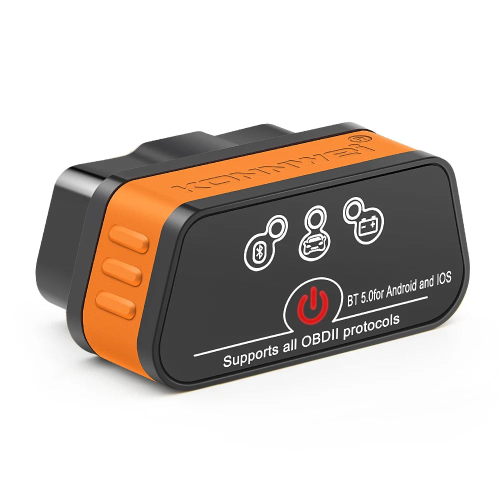 KONNWEI KW901 ELM327 V1.5 Bluetooth 5.0 For IOS Android OBD2 Scanner OBDII Auto Car Diagnostic Tools Code Reader PK Vgate