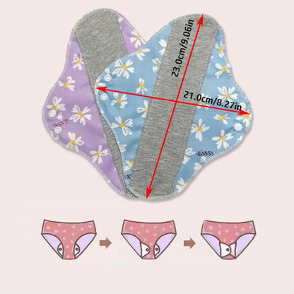 Reusable Adult Diaper Cotton Washable Panties Panty Liners Elderly Prevent Urine Leakage Feminine Hygiene Pad Period