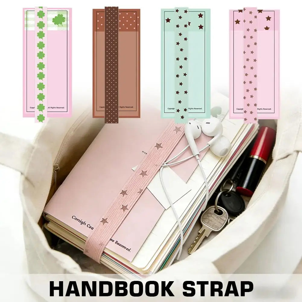 Kawaii Star Elastic Band for Planner Notebook INS Style Journal Closure Strap Cute Scrapbooking Stationery Accessories