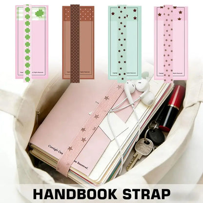 Kawaii Star Elastic Band for Planner Notebook INS Style Journal Closure Strap Cute Scrapbooking Stationery Accessories