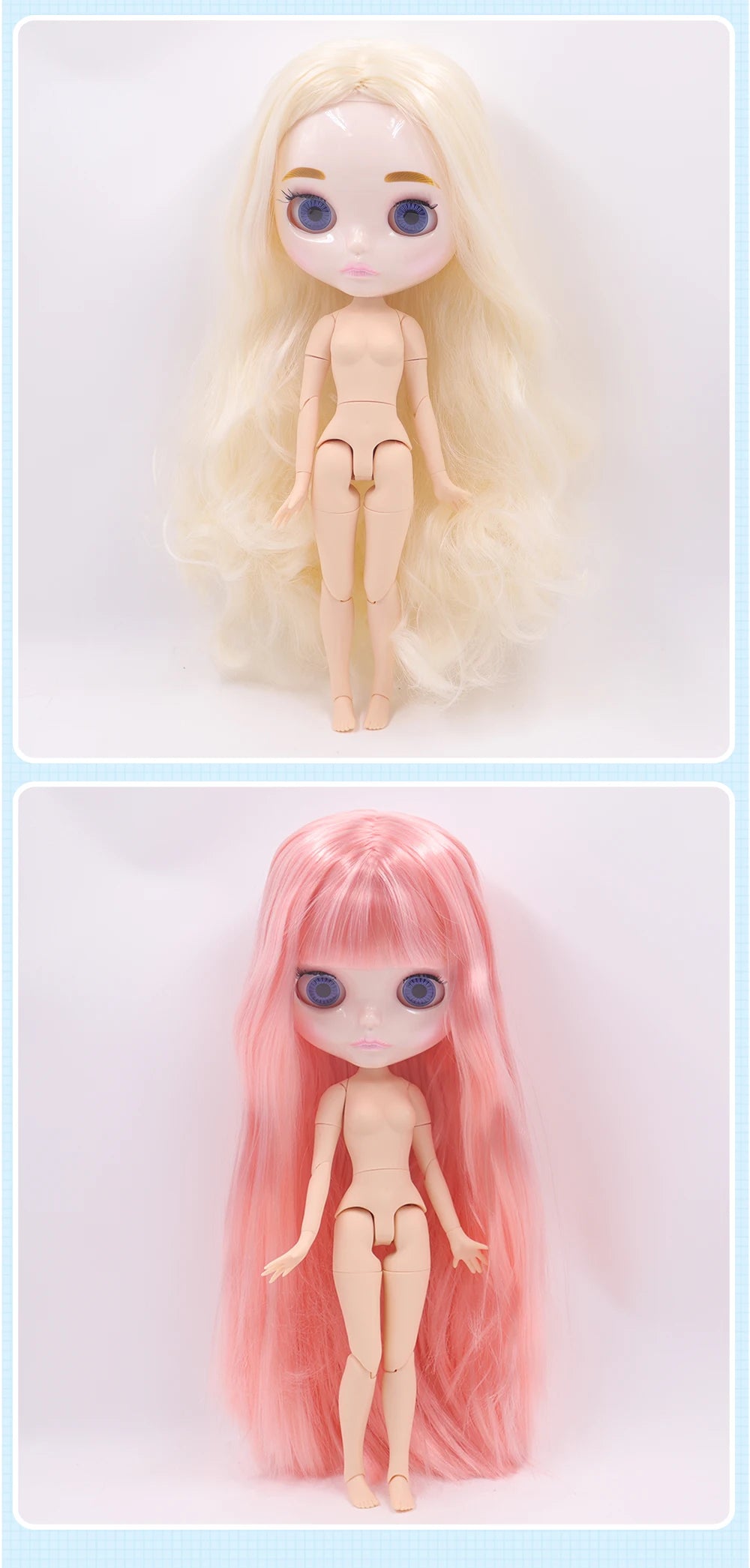 ICY DBS Blyth Doll 1/6 Joint Body 30CM BJD toys Natural shiny face with extra hands AB DIY Fashion Dolls girl gift