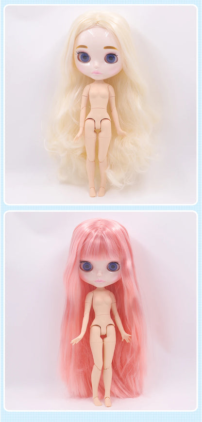 ICY DBS Blyth Doll 1/6 Joint Body 30CM BJD toys Natural shiny face with extra hands AB DIY Fashion Dolls girl gift