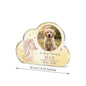 Custom Photo & Text,Cloud‑Shaped Acrylic Pet Memorial Plaque,Desktop Ornament,Pet Loss Keepsake,Sympathy Gift,Memorial Day