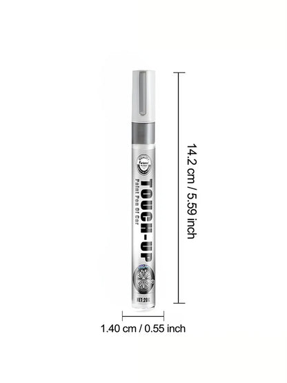 FARIENNE Silver Car Rim Touch Up Paint Pen Quick Repair For Wheel Scratches Chipped Paint And Metal Surface Blemishes