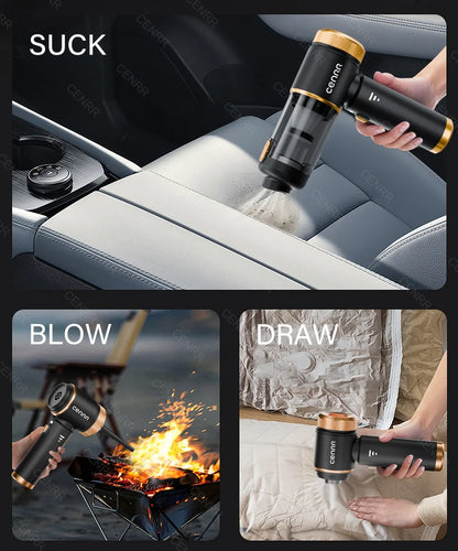 CENRR New Portable Car Vacuum Cleaner Mini 998000PA Cordless Powerful for Home Handheld Blower Car Cleaner Car Vacuum Cleaner