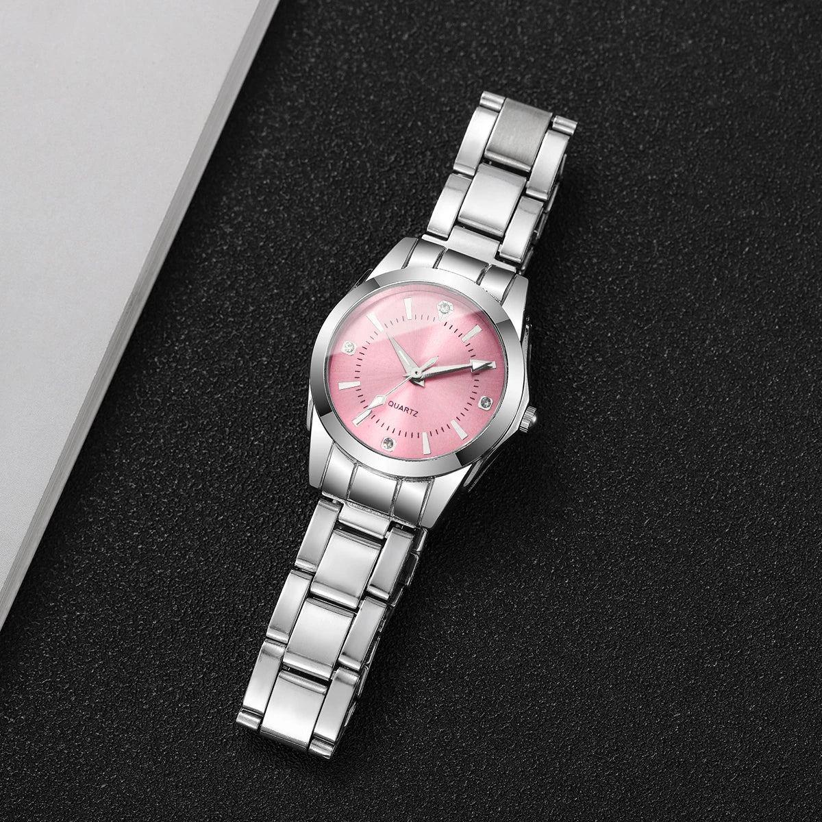 Fashion Rhinestone Women Watches Casual Quartz Wrist Watches For Ladies Clock Reloj Mujer（Without box）