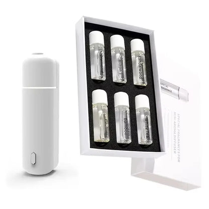Smart Car Aroma Diffuser Auto Start Stop with Engine Fast Deodorizer Long Lasting Fragrance  6 Bottles Essential Oils Gift