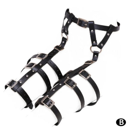 BDSM Bondage Leg Restraints Leather Belt Pants Adult Games thigh ring cuffs Straps Sex Toys For Couples Women erotic underwater