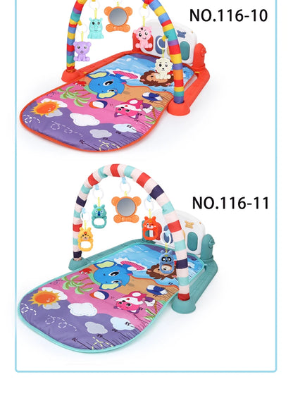Multifunctional Fitness Frame Baby Activity Gym Play Mat Musical Rack Kid Infant Educational Crawling Carpet Toy Children Gift