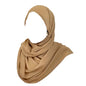 Muslim Hijab Arab Turkish Hijab with Zipper Chiffon Scarf Women's Fashion Plain Hijab Wrap Solid Color Shawl Headscaf 71x180cm