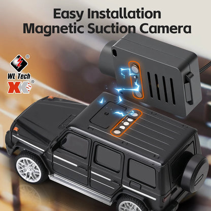 WLtoys 1/64 Mini RC Car with 720P FPV Camera Wifi APP Control 2.4G Reomte Contorl Racing Vehicle Toy for Children 6405 6406