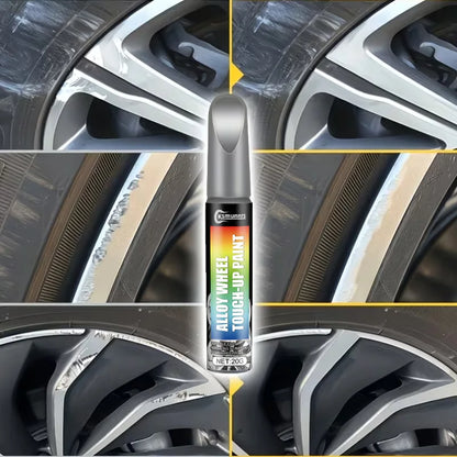 Silver Wheel Repair Pen Instantly Fixes Scratches And Curb Rash on All Silver Wheels & Car Bodies Simple One-Step Solution