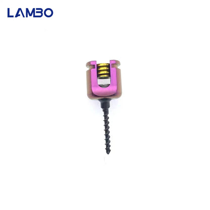 1.5/2.0/2.5/3.0/3.5mm Veterinary Pedicle Screw, Spine Poly Axial Screw, Titanium Alloy Material, Veterinary Orthopedic Implants