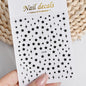 3D Metal Silver Flame Nails Stickers Gold Bronzing Stripe Lines Sliders Design Manicure French Nail Art Decoration Decal #Y2K
