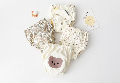 Cotton Baby Training Pants for Kids Diaper Waterproof Underwear Infant Panties Washable Boys Girl Cloth Diapers Reusable Nappies