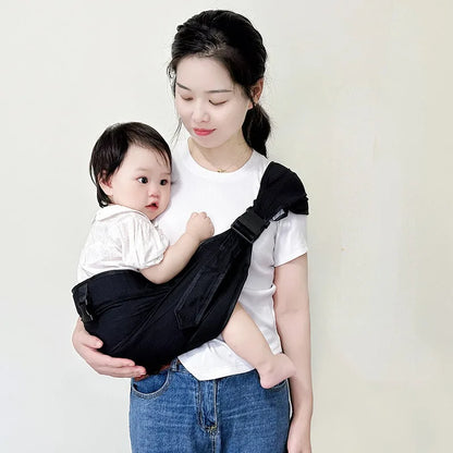 Adjustable Baby SlingOne Shoulder Baby Carrier Lightweight Breathable Mesh Baby Sling Portable Baby Carrier for Newborn Toddler
