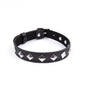 Sexy PU Leather Choker Collar for Women Gothic Punk Spike Heart O-Ring Bell Bondage Slave Neck Strap BDSM Role Play Accessory