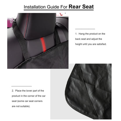 Rear Back Pet Dog Cat Car Seat Cover Mats Waterproof Hammock Protector Travel Safety Accessories Seat Pad Cushion Dog Carriers
