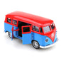 1:38 Alloy BUS Model Boy Toys 11cm Metal Mini City Travel BUS Model Pull-back Diecasts Car Model Collection Gifts (bagged)
