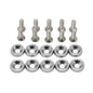 10 PCS M6 Car Modified Fasteners Fender Washer Bumper Engine Concave Screws Fender Washer License Plate Bolts Car Styling Gasket