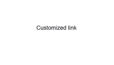 Customized product  to customer