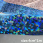 50/100cm Fish Scale Chameleon Nails Metal Nail Art Foil Fish Lure Transfer Decals Wraps Stickers Laser Manicure Decorations