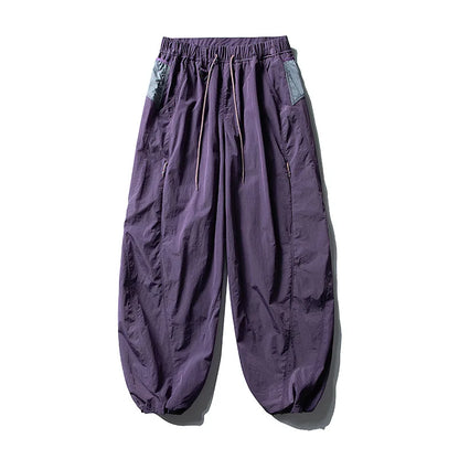 Outdoor Sports Casual Track Pants Men Women Lightweight Hiking Breathable Waterproof Quick Dry Loose Techwear Cargo Pant Trouser