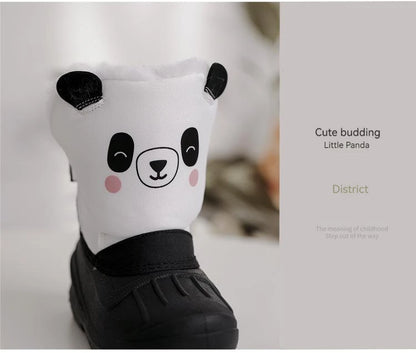 Girls Unicorn Snow Boots Waterproof Slip Resistant Cold Weather Shoes Brand Boy Girls Rubber Boots for Kids Fashion Sneakers
