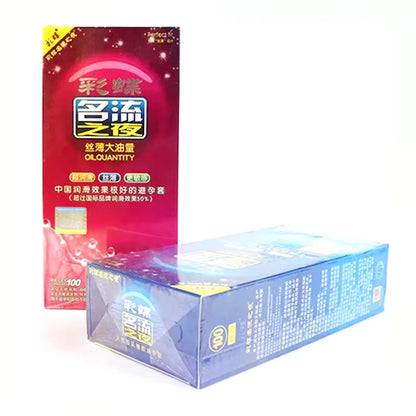 100PCS Large Oil Condoms for Men Sleeve for Penis Strawberry Sex Toys for Couple