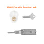For Lishi Yale Picks Picking SS001 SS002 2 in1 Locksmith Tools Master Key Decoder Micha Decoder Hooks Topolines To Open Locks