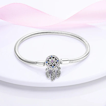 Bracelet Original 925 Sterling Silver Charm Bracelet 17-20CM Love Heart Pave Zirconia Bracelet for Women DIY Charm Jewelry Gifts