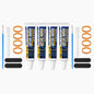 2PCS 60ml Shoe Sole Adhesive Repair Kit with Applicator Tools for Sneakers Boots Leather Rubber Canvas Flexible Footwear Fix