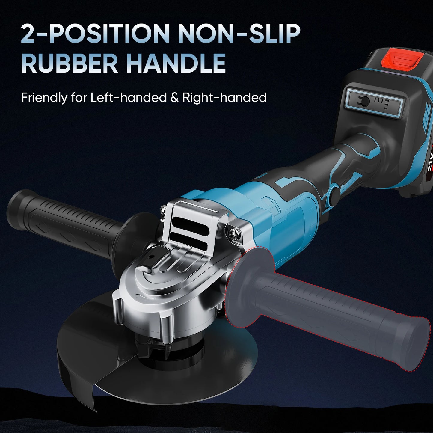 12000RPM 125MM Brushless Electric Angle Grinder Variable Speed Cutting Machine Woodworking Tool for Makita 18v Battery Pin