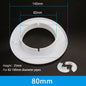 40-80mm Pipes Hole Cover PP Air Conditioning Conduit Pipe Entry Cable Vents Passage For Household Improvement Accessories