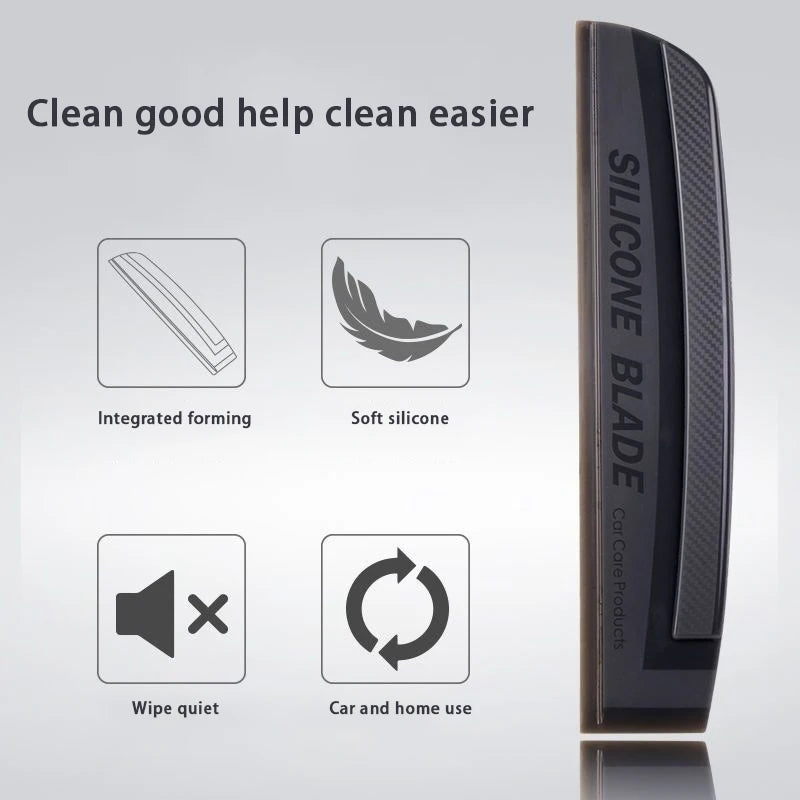 Soft Silicone Handy Squeegee Non-Scratch No Noise No Damage Paint Car Wrap Tools Supplies for Water Window Wiper Drying Blade