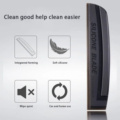 Soft Silicone Handy Squeegee Non-Scratch No Noise No Damage Paint Car Wrap Tools Supplies for Water Window Wiper Drying Blade