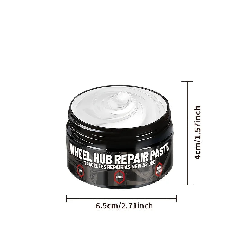 Wheel Repair Polish Paste, Tire Scratch Remover Wax, Wheel Care Cream for All Wheels, Car Maintenance & Restoration Supplies