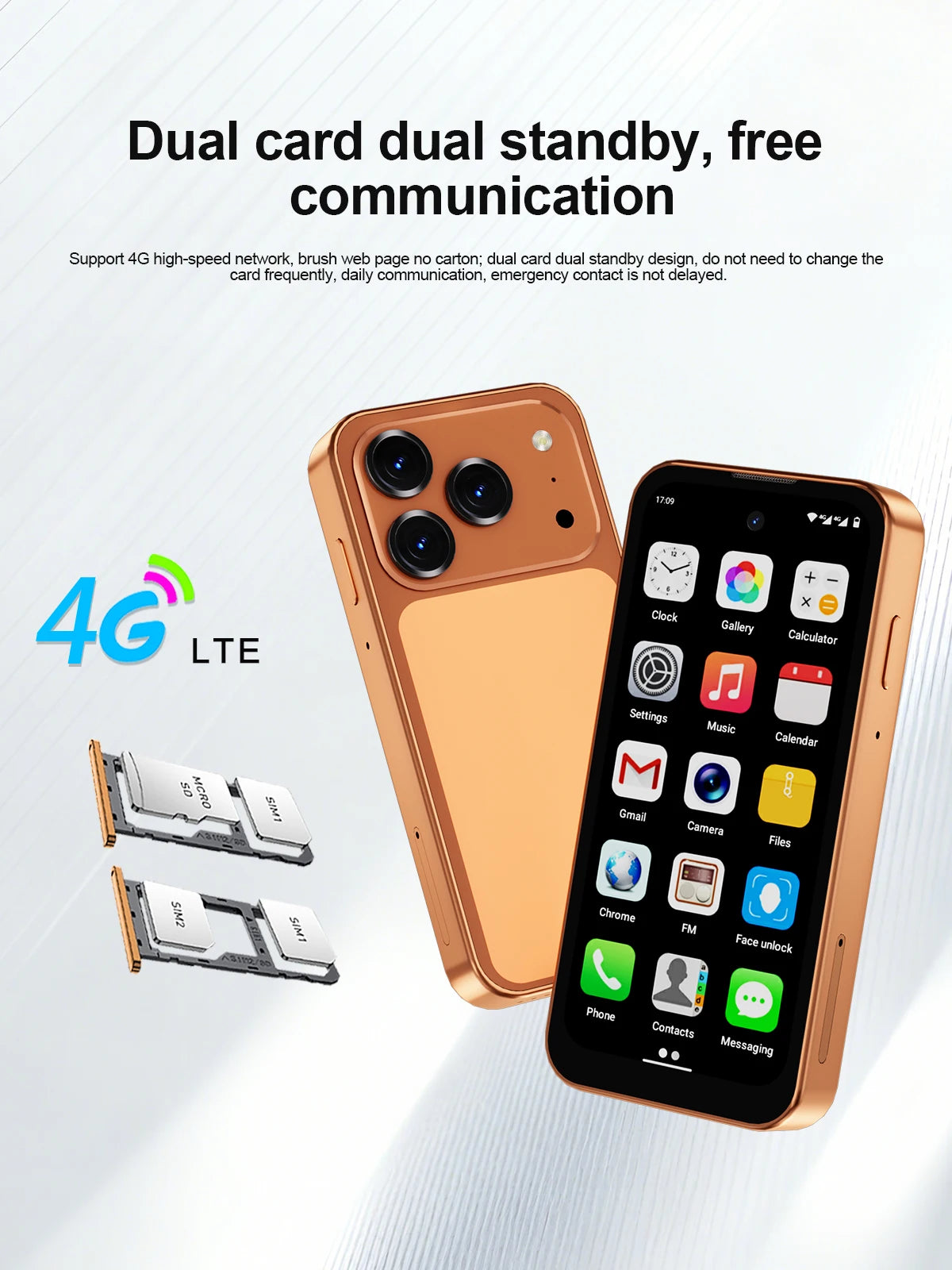 SERVO 19 Air 4G LTE Mini Smartphone Android 12.0 OS Play Store 6GB+128GB Face Unlock OTG 2 SIM 3.88" Screen Pocket Smart Phones