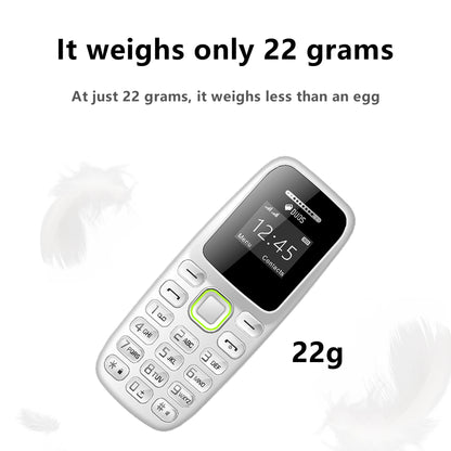 SERVO BM310 0.66-inch Screen‌ Small Mobile Phones Unlocked Bluetooth Earphone Tiny Phone Automatic Call Recording Dual SIM Small Cellphone