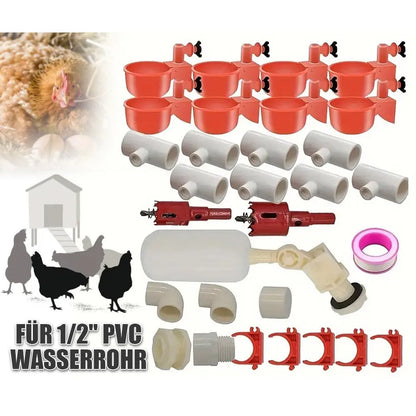 Chicken Drinker Poultry Automatic Waterer Pigeon Small Chick Feeding Bowl Chicken Coop Water Dispenser